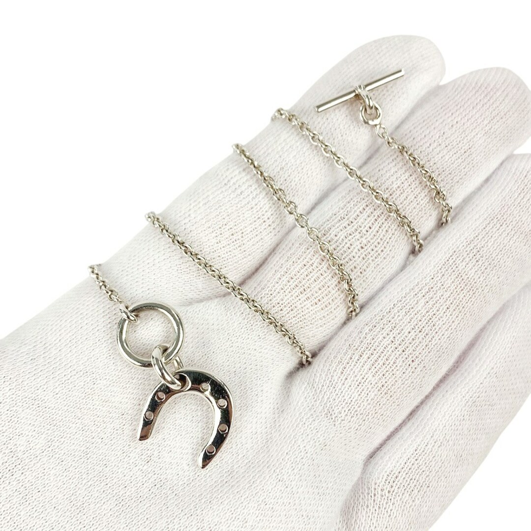 HERMES(エルメス)の■新同■　エルメス ホースシュー ネックレス アクセサリー 馬蹄 シルバー SV 925 箱 【222009】〇 レディースのアクセサリー(ネックレス)の商品写真