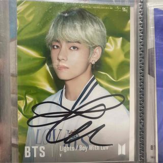 防弾少年団 バンタン BTS V テテ サイン 直筆 写真