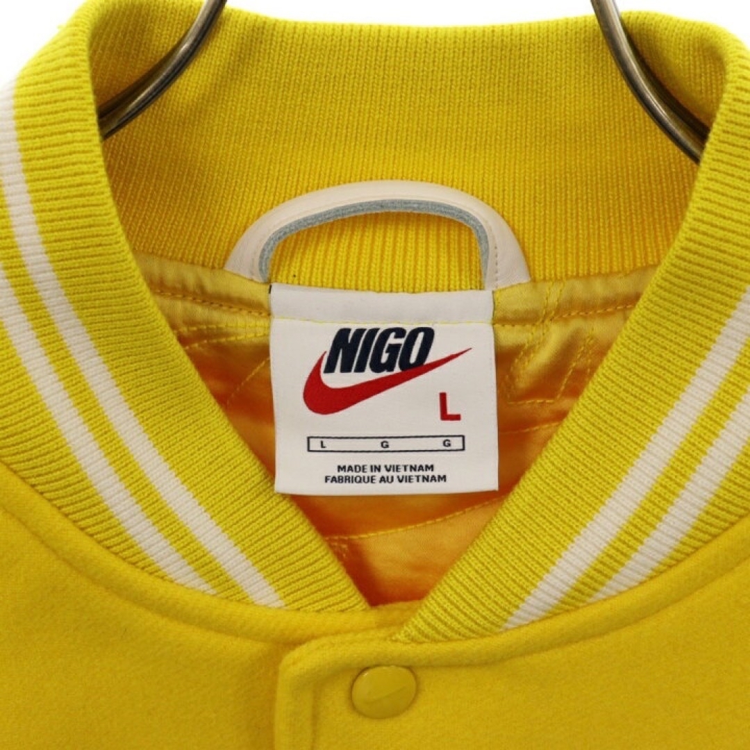 NIKE - NIGO Nike NRG Varsity Jacket Yellowの通販 by s's shop NIKE - NIGO Nike NRG Varsity Jacket Yellowの通販 by s's shop
