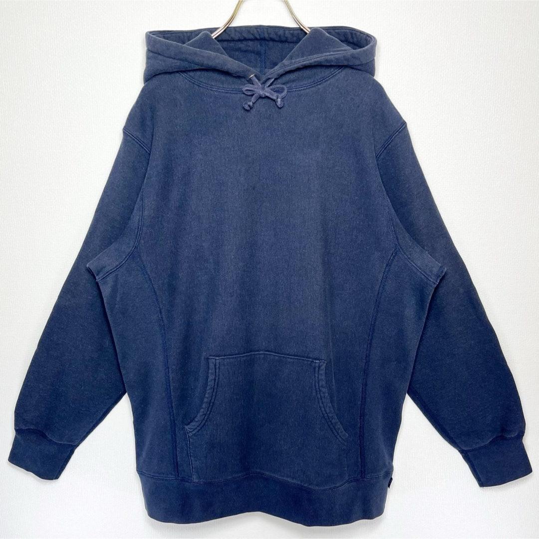 Supreme スクリプトフードロゴパーカー ネイビー XLサイズ Supreme スクリプトフードロゴパーカー ネイビー XLサイズ