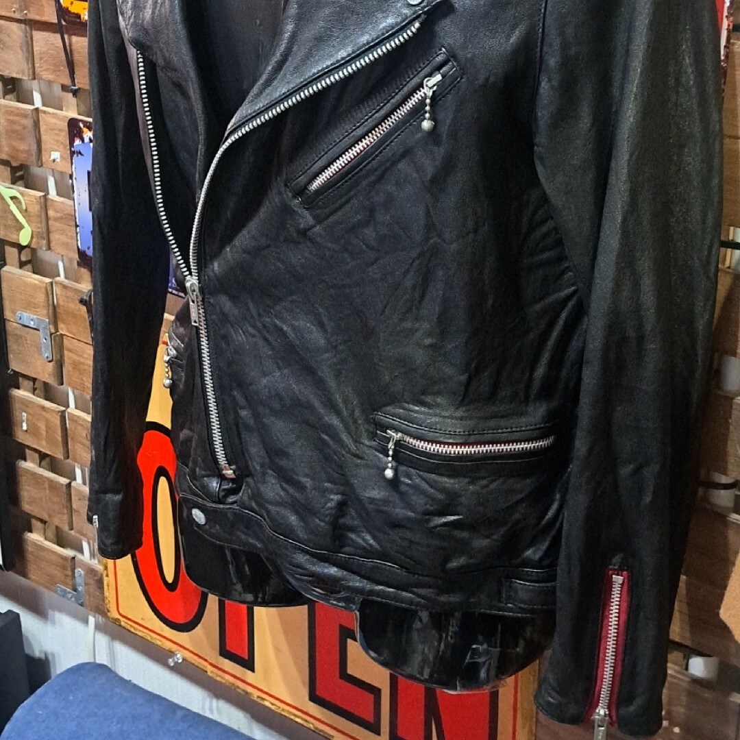 キムタク着 ヒステリックグラマー ラムレザー ダブルライダース キムタク着 ヒステリックグラマー ラムレザー ダブルライダース