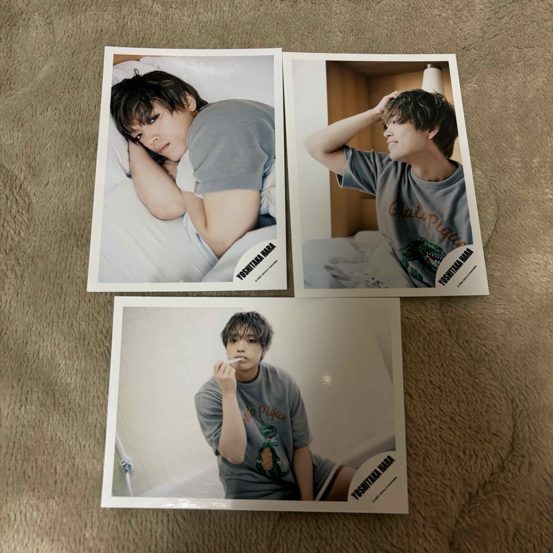Johnny's(ジャニーズ)の原嘉孝 公式写真 3枚セット エンタメ/ホビーのタレントグッズ(アイドルグッズ)の商品写真