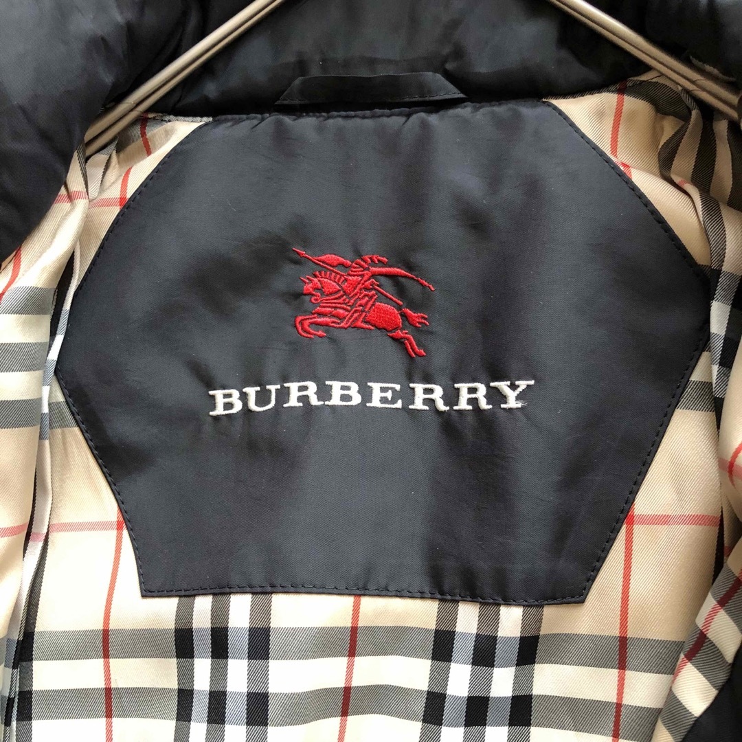 BURBERRY'S♪中綿超ロングコート ノバチェック ブランドロゴ入り BURBERRY'S♪中綿超ロングコート ノバチェック ブランドロゴ入り