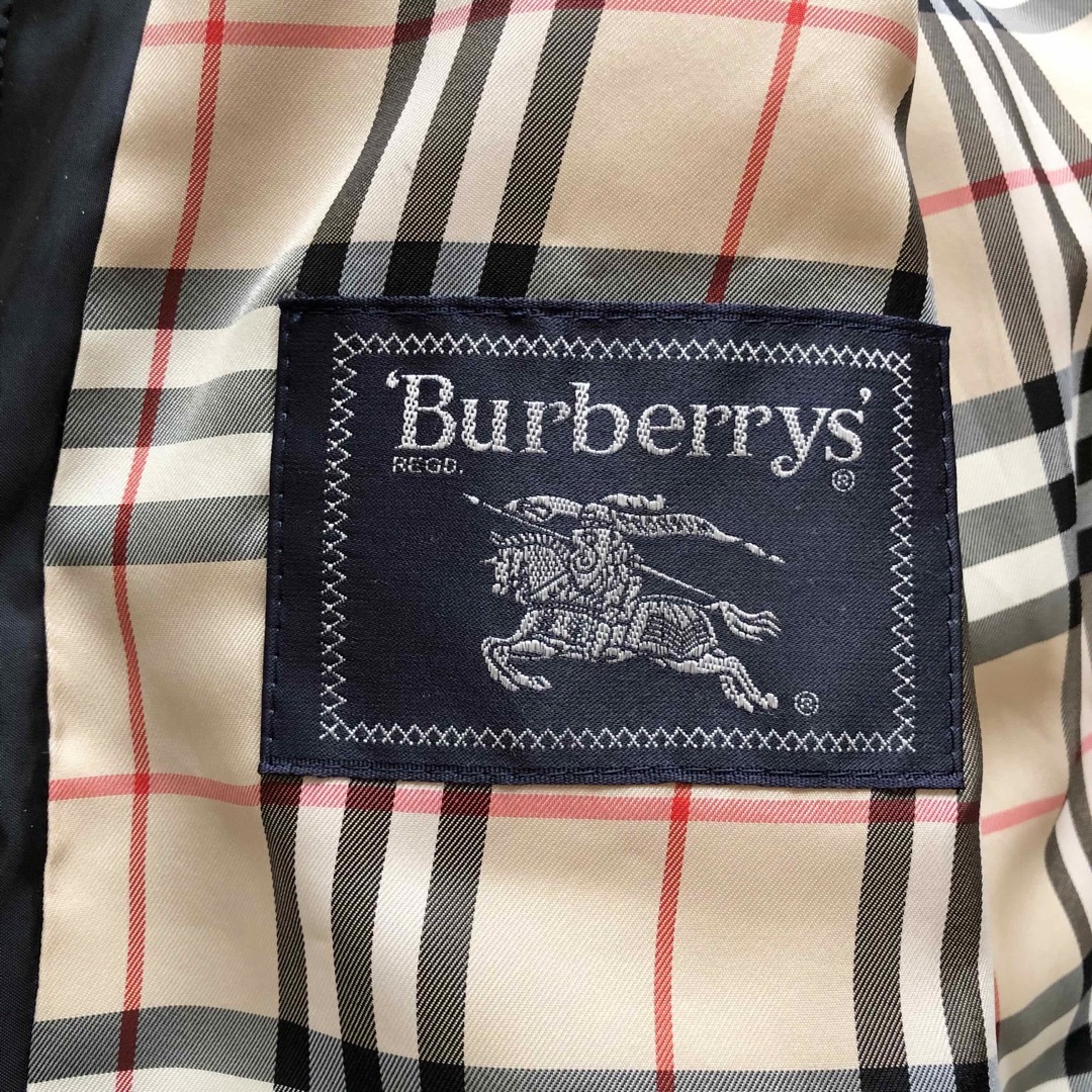 BURBERRY'S♪中綿超ロングコート ノバチェック ブランドロゴ入り BURBERRY'S♪中綿超ロングコート ノバチェック ブランドロゴ入り