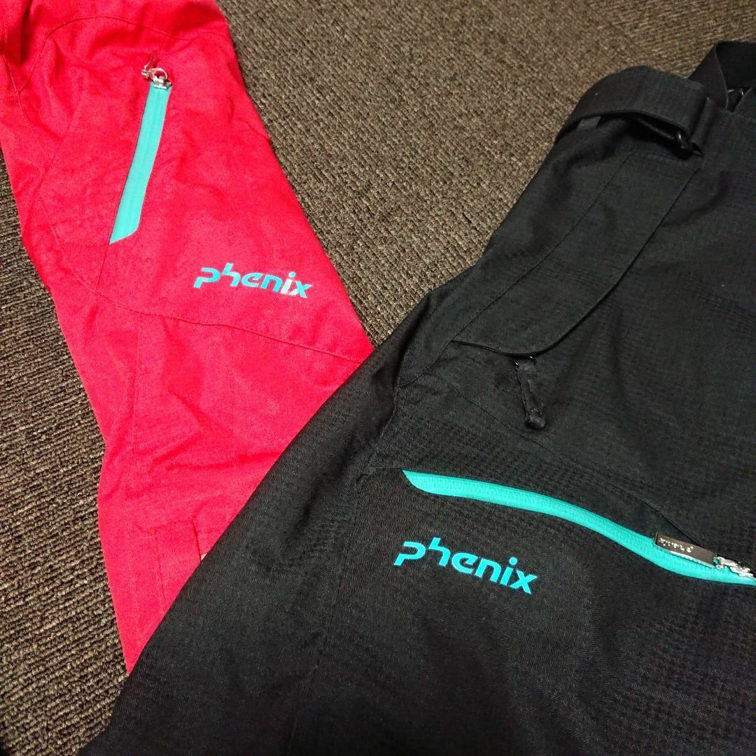 送料無料【phenix】レッド×ブラックスキーウェア上下セット L/L 送料無料【phenix】レッド×ブラックスキーウェア上下セット L/L