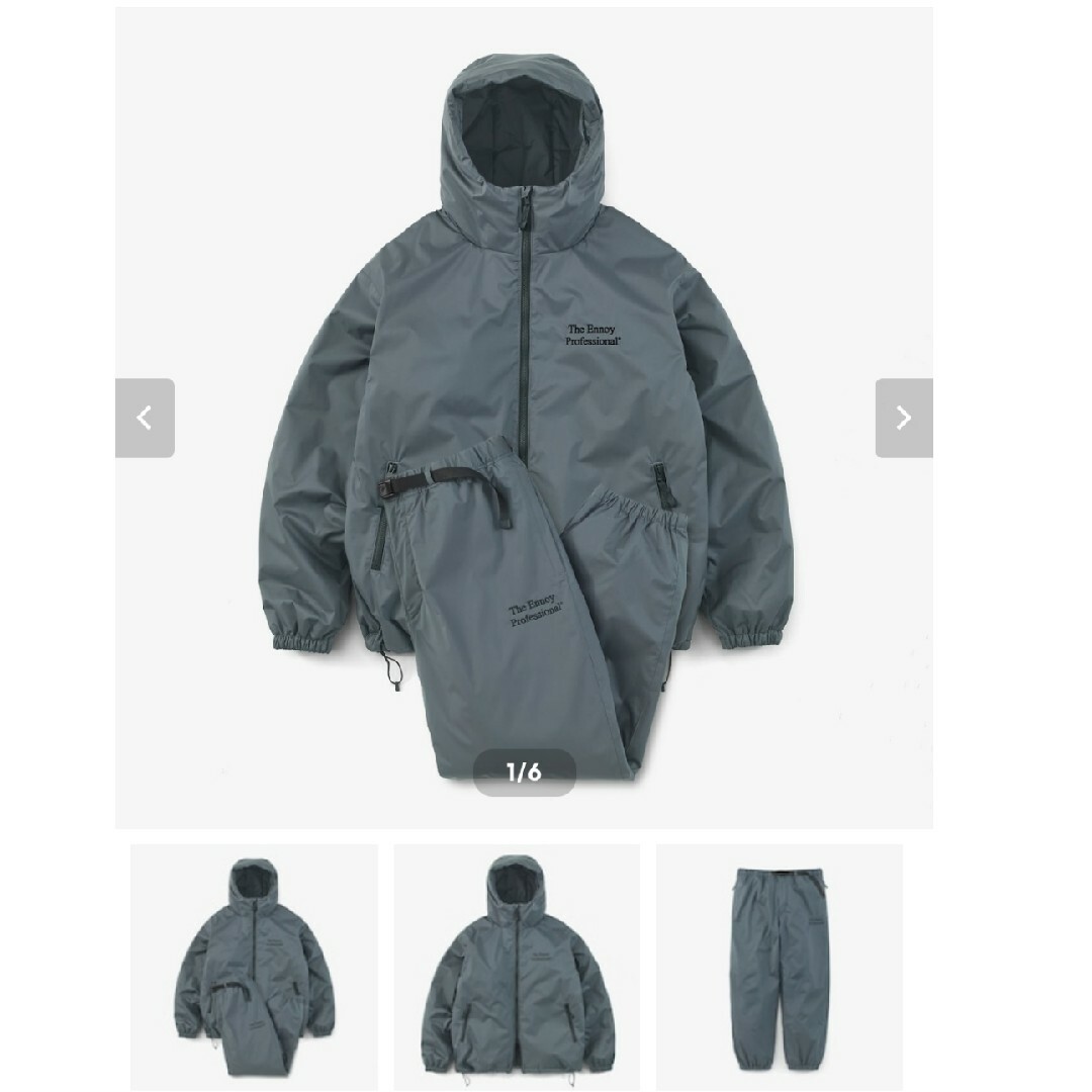 ennoy PROFESSIONAL PADDED SETUP GRAY S ennoy PROFESSIONAL PADDED SETUP GRAY S