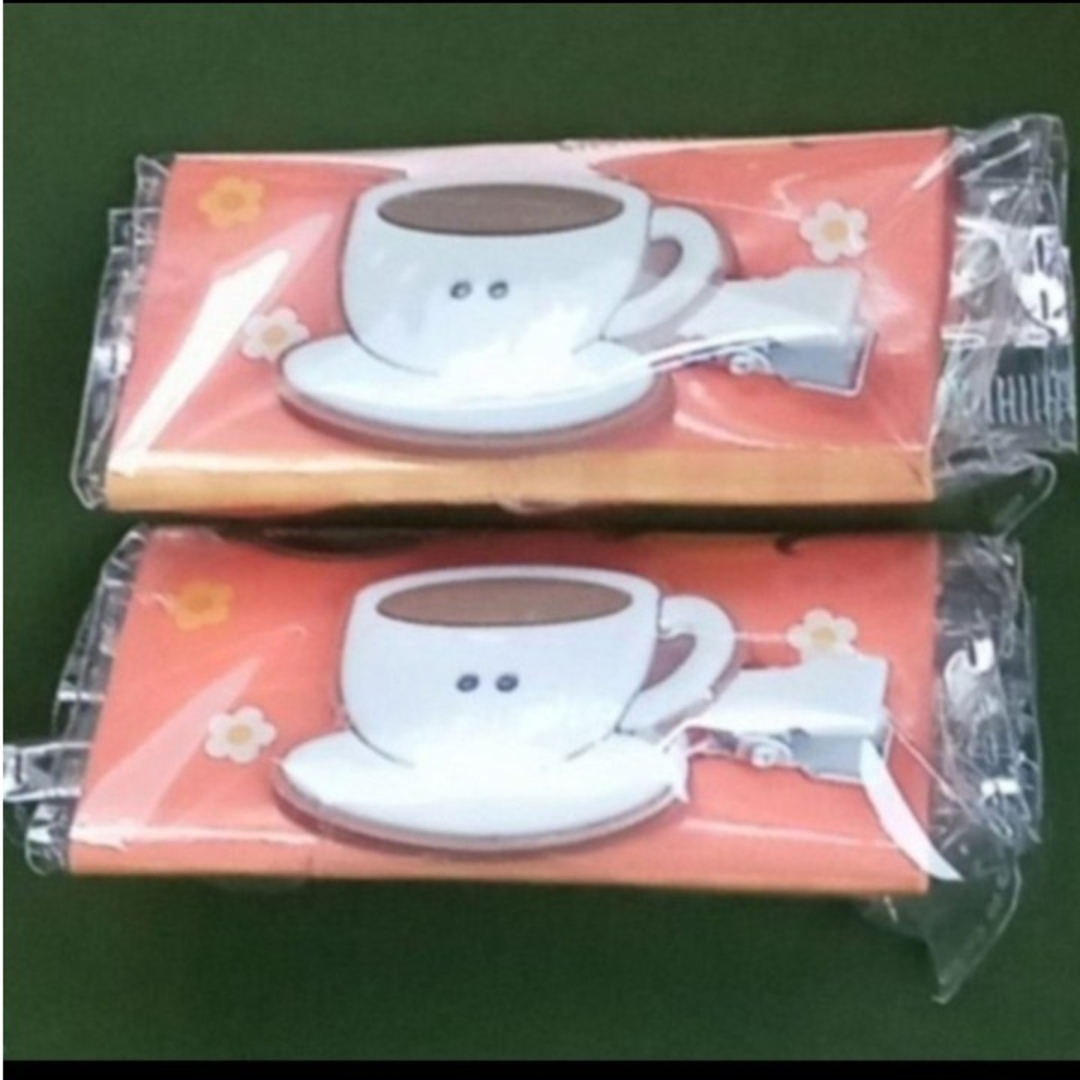 TAITO(タイトー)のつぶらな瞳の喫茶店 ラバー前髪クリップ 2個セット アミューズメント品 レディースのヘアアクセサリー(ヘアピン)の商品写真
