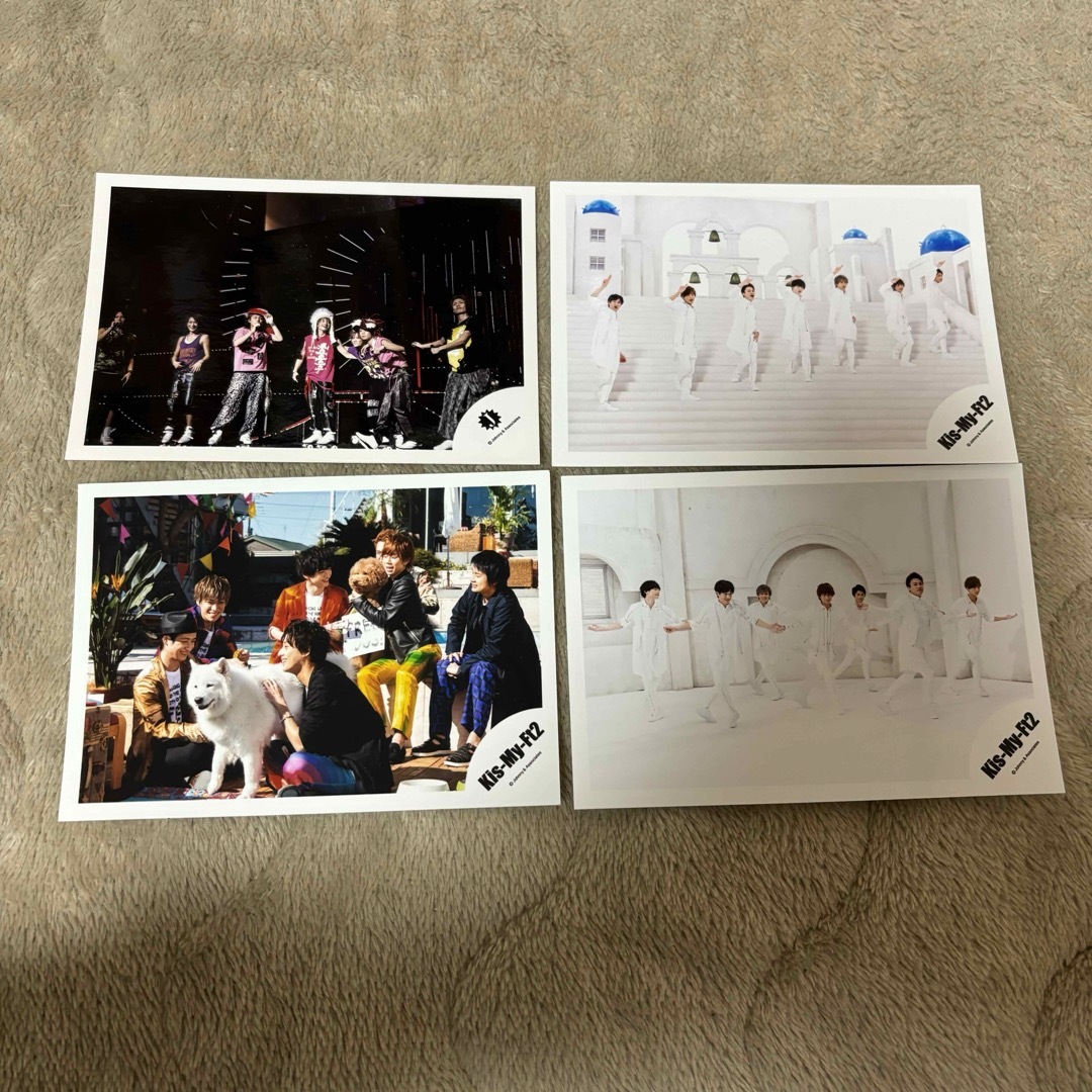 Kis-My-Ft2(キスマイフットツー)のKis-My-Ft2 公式写真 4枚セット エンタメ/ホビーのタレントグッズ(アイドルグッズ)の商品写真