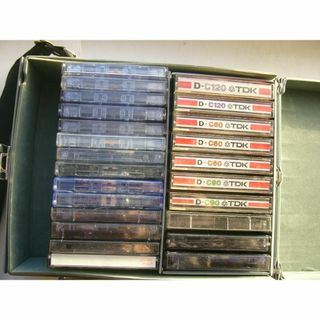 カセットテープ（中古）「 TDK」24本＋TDKショルダーケース(その他)