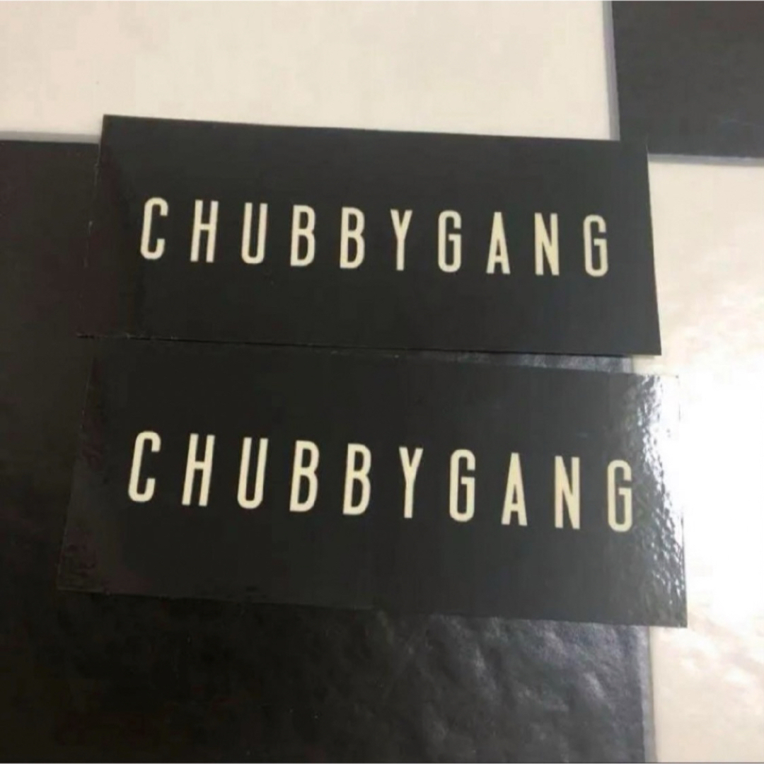 CHUBBYGANG(チャビーギャング)のチャビーギャング ロゴ ステッカー キッズ/ベビー/マタニティのこども用ファッション小物(その他)の商品写真