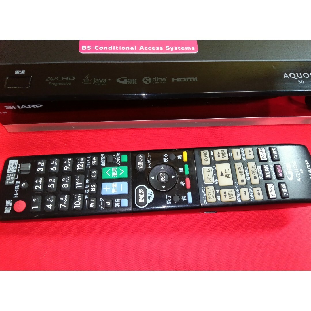 SHARP - □シャープAQUOS ブルーレイレコーダー/W580□点検整備 SHARP - □シャープAQUOS ブルーレイレコーダー/W580□点検整備