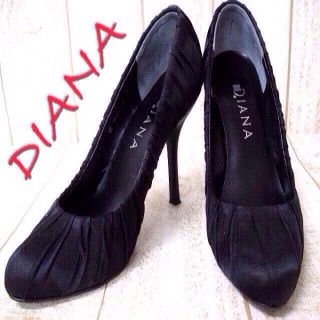 ダイアナ(DIANA)のDiana プリーツサテンパンプス♡(ハイヒール/パンプス)