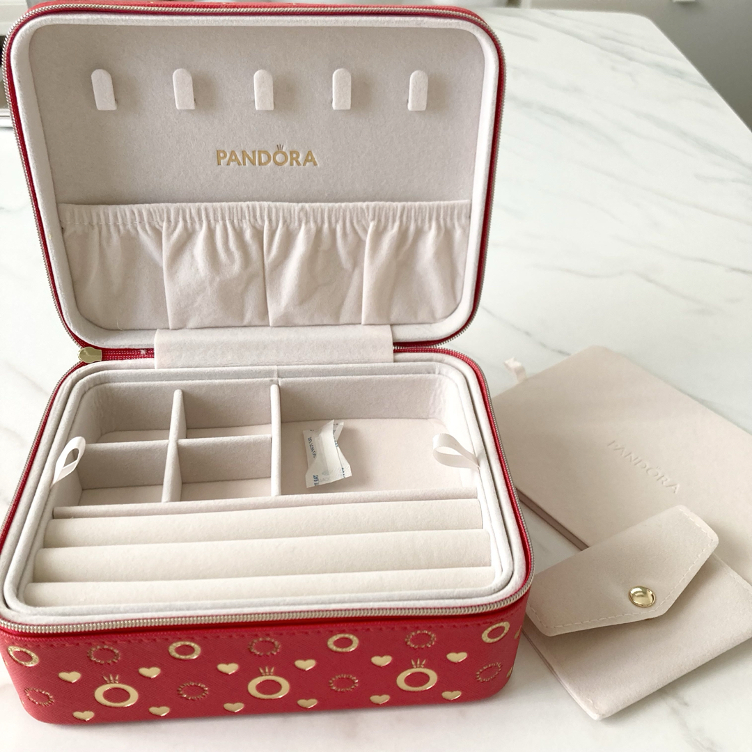 PANDORA - Pandora✨ジュエリーボックス 赤 ノベルティ PANDORA - Pandora✨ジュエリーボックス 赤 ノベルティ