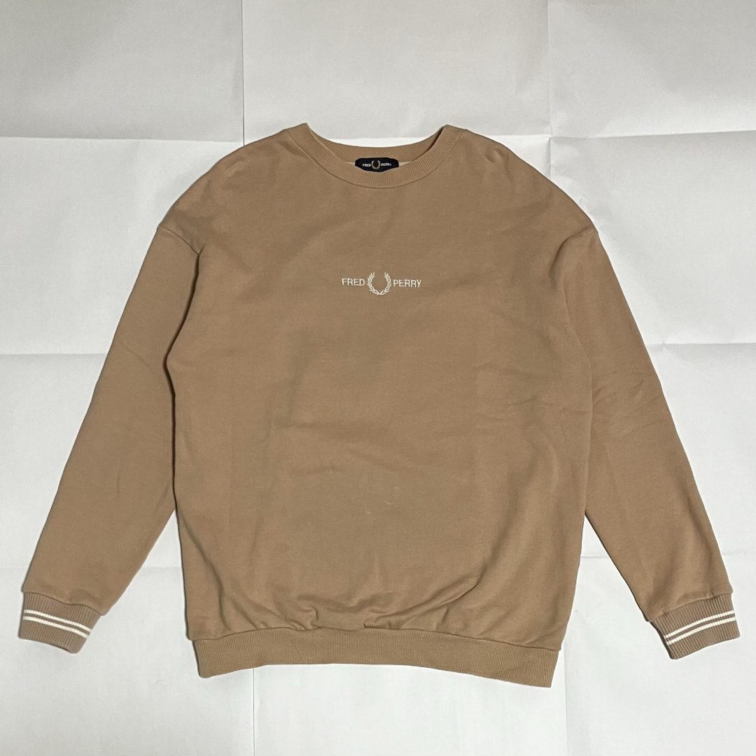 FRED PERRY - FRED PERRY×BEAMS 別注 '90s ロゴクルーネック FRED PERRY - FRED PERRY×BEAMS 別注 '90s ロゴクルーネック