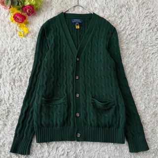 POLO RALPH LAUREN(カーディガン ・ グリーン・カーキ/緑色系 POLO RALPH LAUREN(カーディガン ・ グリーン・カーキ/緑色系