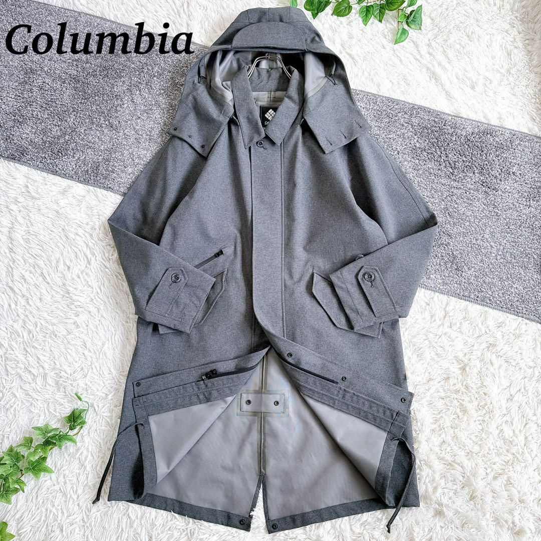 コロンビア　ブラックレーベル　2way コートブリルボウルジャケット　グレー Columbia - コロンビア ブラックレーベル 2way コートブリル