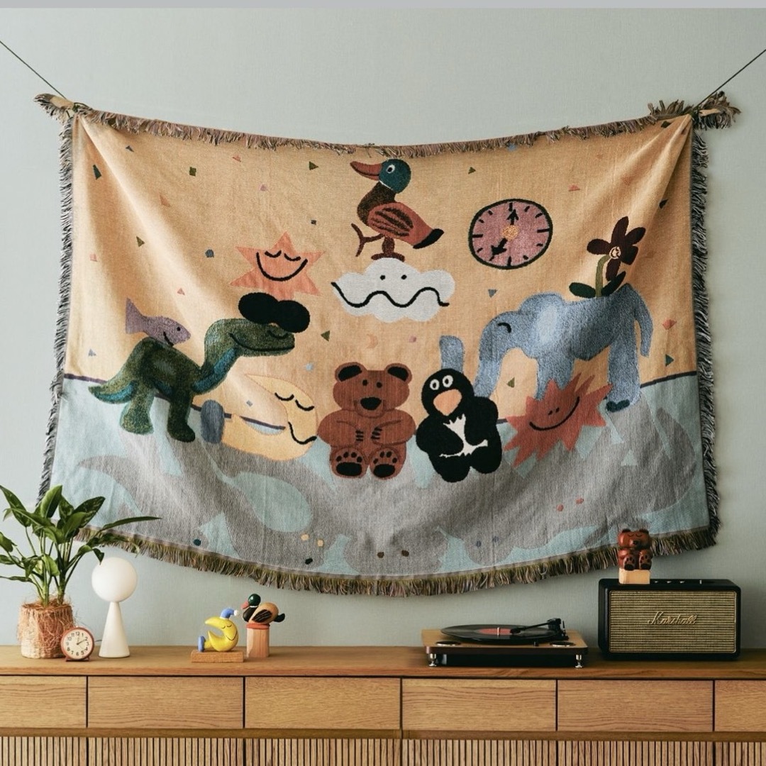 daisuke kondo × unico コラボ ブランケット daisuke kondo × unico コラボ ブランケット