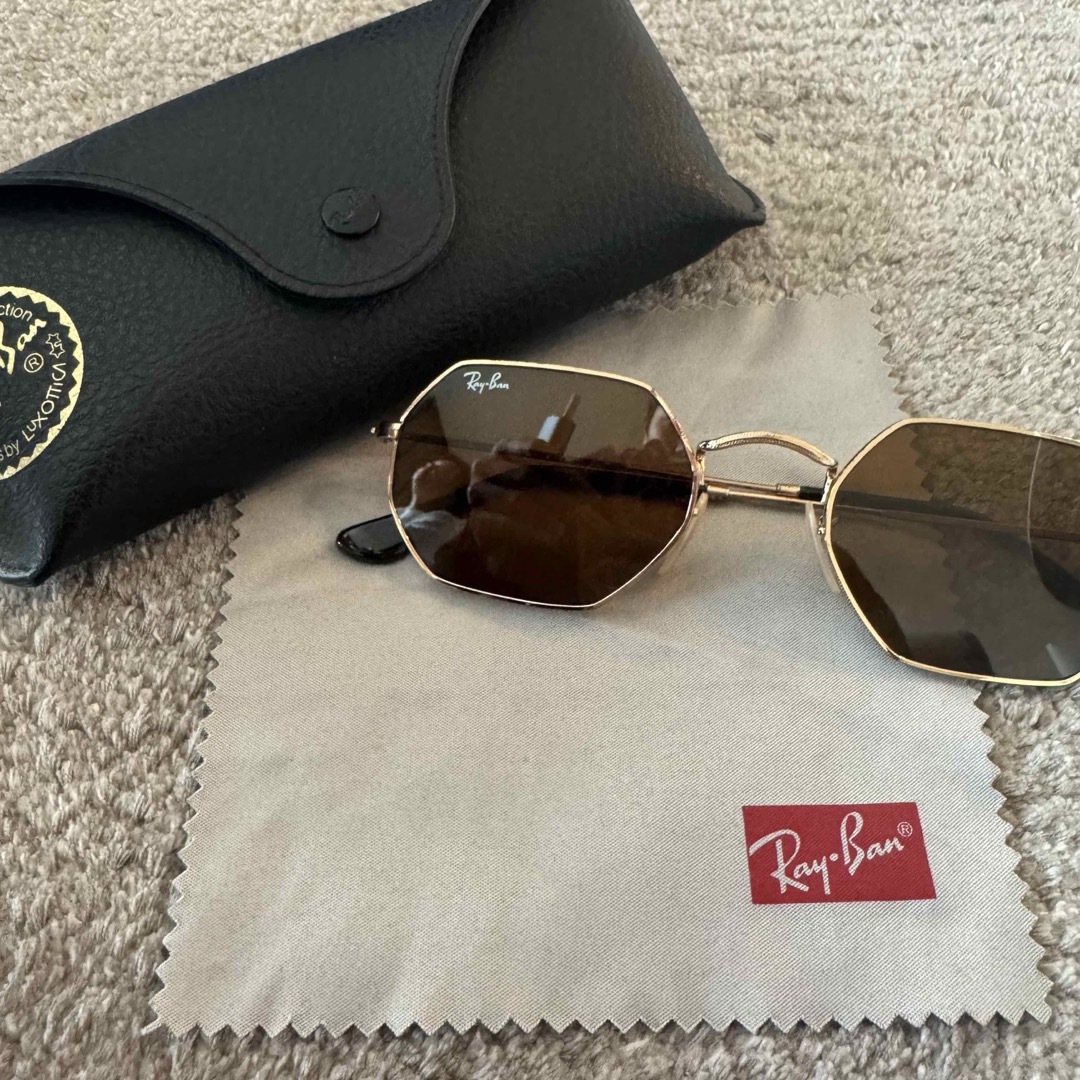 Ray-Ban オクタゴン型サングラス ブラウンレンズ Ray-Ban オクタゴン型サングラス ブラウンレンズ