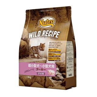 ニュートロ(Nutro（TM）)のニュートロ ワイルドレシピ 超小型犬～小型犬用 子犬用 ターキー 4kg(犬)