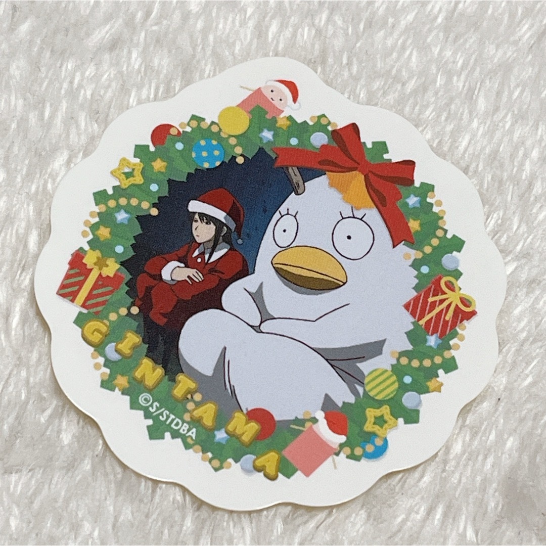 【限定】銀魂 チョコウィッチ 桂小太郎 エリザベス クリスマス ステッカー エンタメ/ホビーのおもちゃ/ぬいぐるみ(キャラクターグッズ)の商品写真