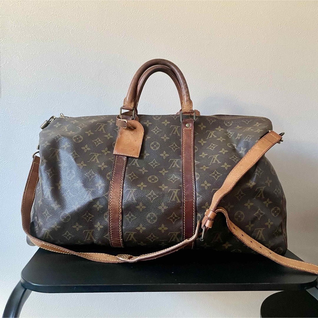 LOUIS VUITTON】キーポル50 モノグラムボストンバッグ ショルダー LOUIS VUITTON】キーポル50 モノグラムボストンバッグ ショルダー