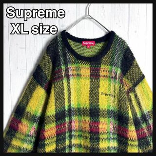 Supreme - 【美品】シュプリーム ニット 刺繍ロゴ 総柄 希少XL Supreme - 【美品】シュプリーム ニット 刺繍ロゴ 総柄 希少XL