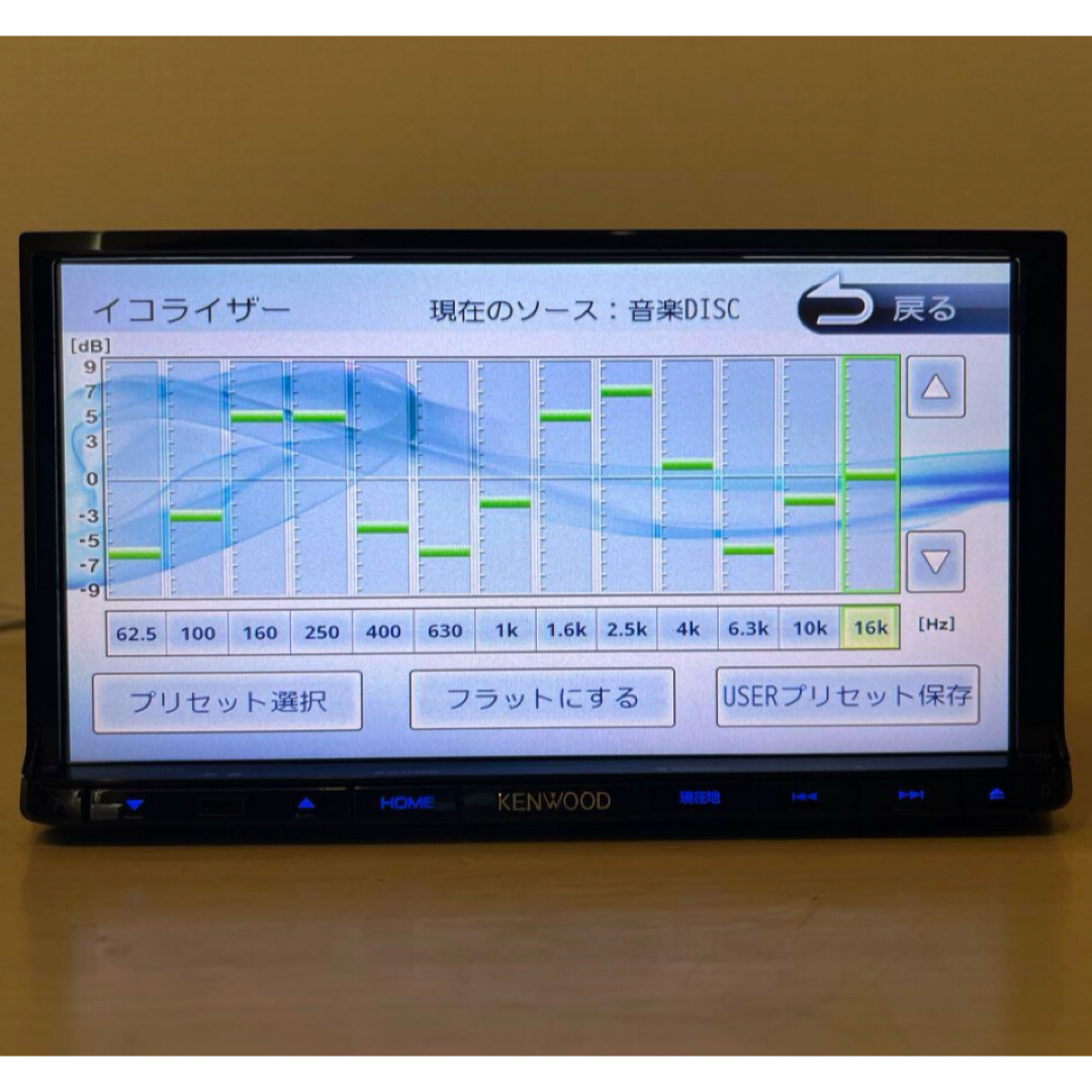 ケンウッドフルセグナビBluetooth搭載MDVD503新品バックカメラ付