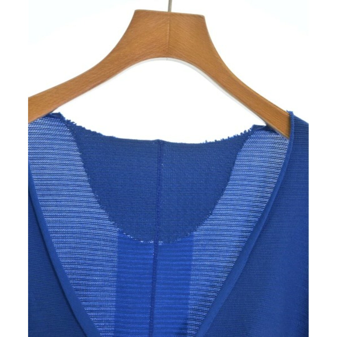 ISSEY MIYAKE - ISSEY MIYAKE イッセイミヤケ カーディガン 3(L位) 青 【古着】【中古】