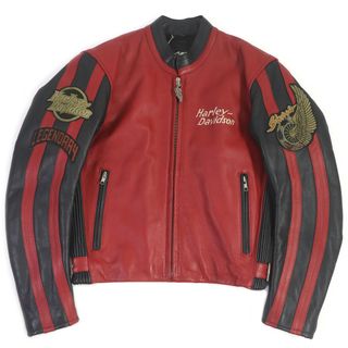 Harley Davidson(ライダースジャケット ・ レッド/赤色系)の Harley Davidson(ライダースジャケット ・ レッド/赤色系)の