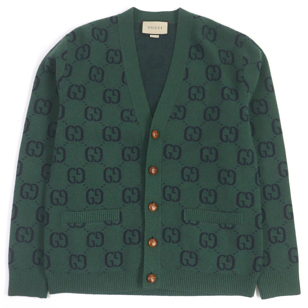 GUCCI - 極美品□GUCCI グッチ 678939 ウール GGジャガード GUCCI - 極美品□GUCCI グッチ 678939 ウール GGジャガード