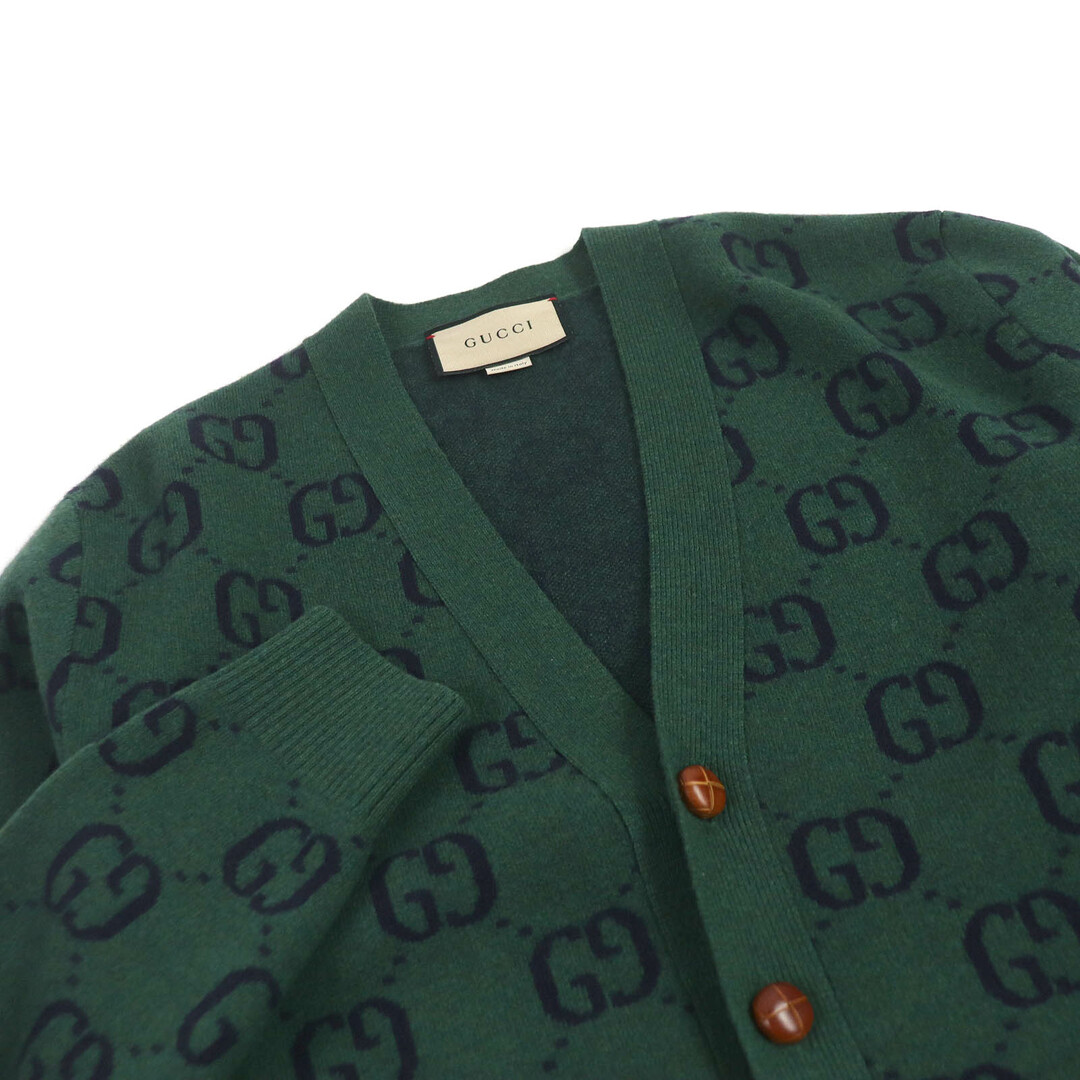 GUCCI - 極美品□GUCCI グッチ 678939 ウール GGジャガード GUCCI - 極美品□GUCCI グッチ 678939 ウール GGジャガード