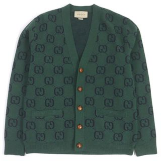 GUCCI - 極美品□GUCCI グッチ 678939 ウール GGジャガード GUCCI - 極美品□GUCCI グッチ 678939 ウール GGジャガード