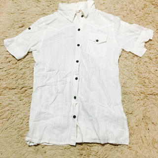 ホワイト シャツ(シャツ/ブラウス(半袖/袖なし))