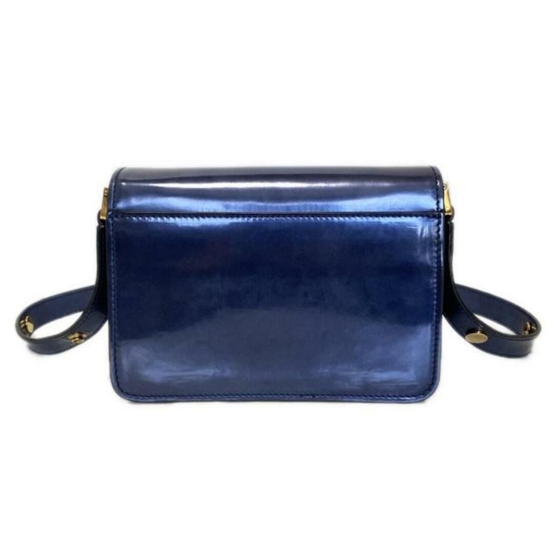 MARNI(マルニ) ショルダーバッグ トランク ネイビー レザー MARNI(マルニ) ショルダーバッグ トランク ネイビー レザー