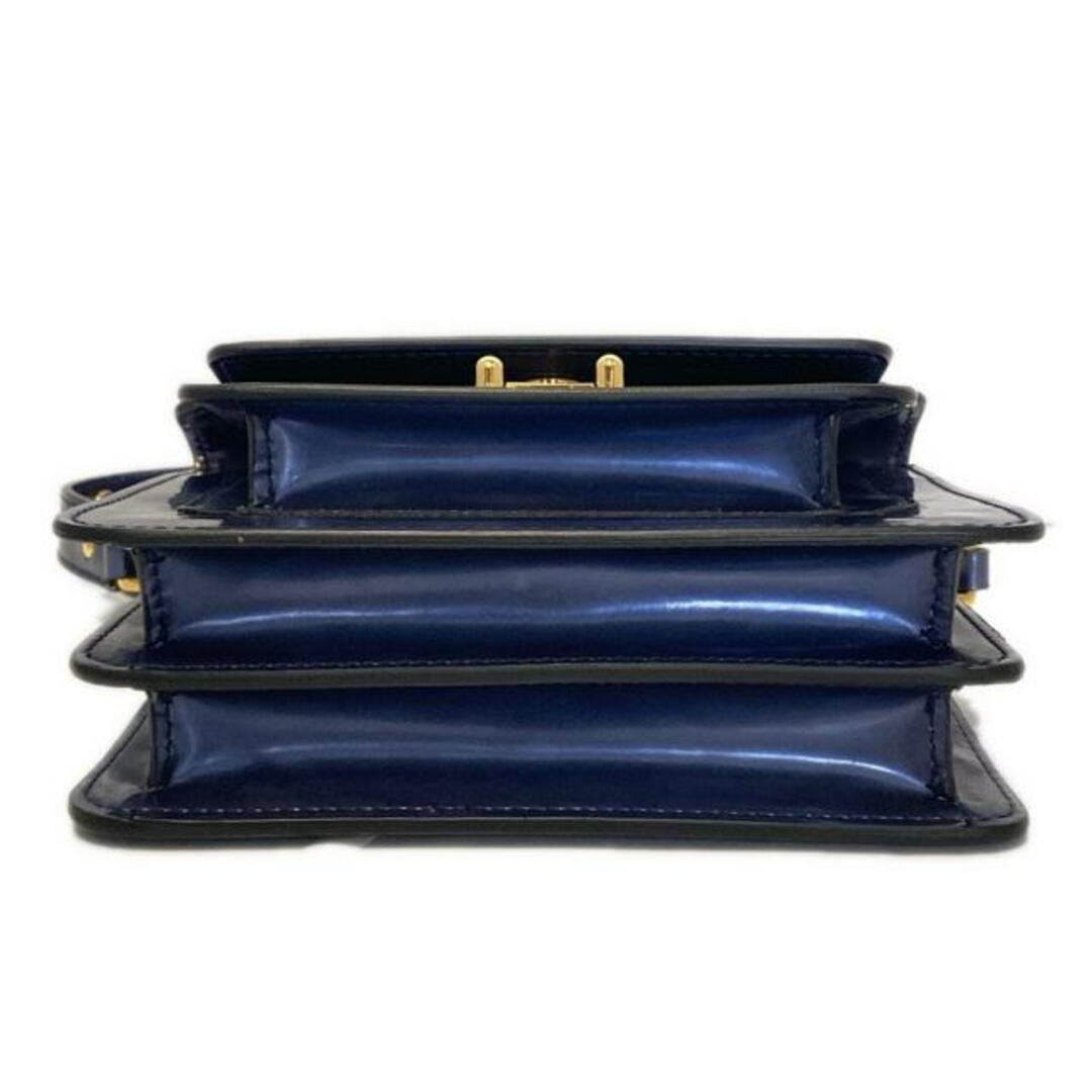 MARNI(マルニ) ショルダーバッグ トランク ネイビー レザー MARNI(マルニ) ショルダーバッグ トランク ネイビー レザー