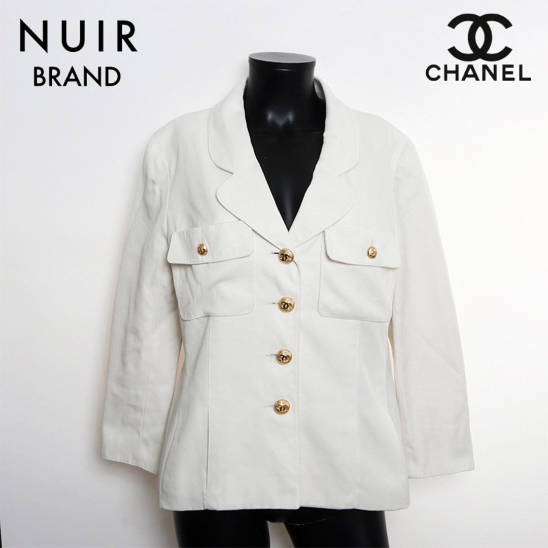 シャネル CHANEL ココマークボタン シングル Size:42 ジャケット シャネル CHANEL ココマークボタン シングル Size:42 ジャケット