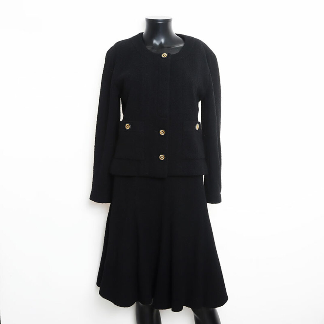 CHANEL ココマーク レーススカート 40サイズ(M)ブラック CHANEL ココマーク レーススカート 40サイズ(M)ブラック