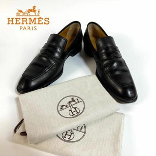 HERMES - 【美品】HERMES レザー ローファー 43サイズ HERMES - 【美品】HERMES レザー ローファー 43サイズ