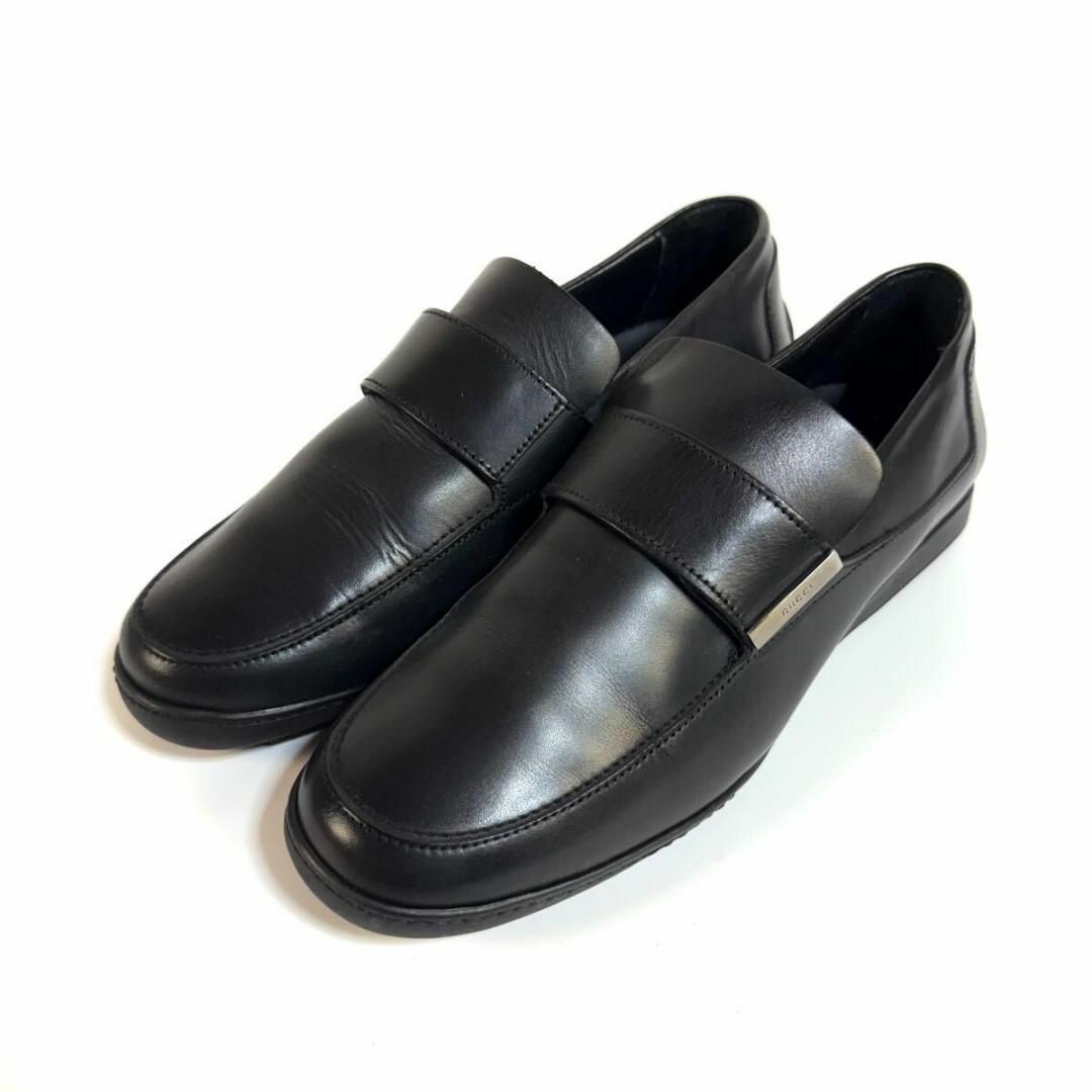 美品】GUCCI ローファー ブラック 351/2 サイズ イタリア製 美品】GUCCI ローファー ブラック 351/2 サイズ イタリア製