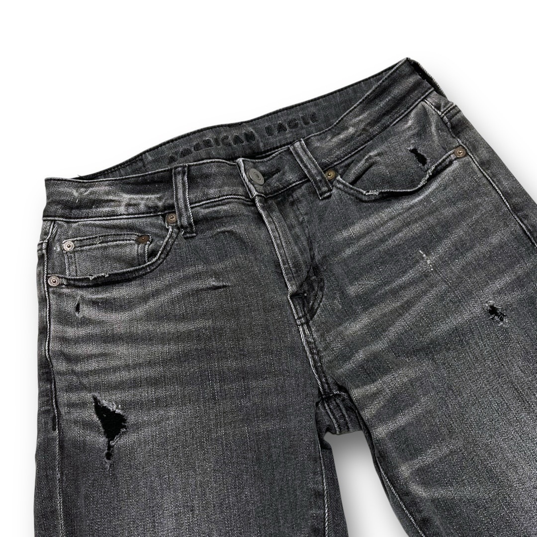 American Eagle - アメリカンイーグル ブラック ダメージ加工 American Eagle - アメリカンイーグル ブラック ダメージ加工