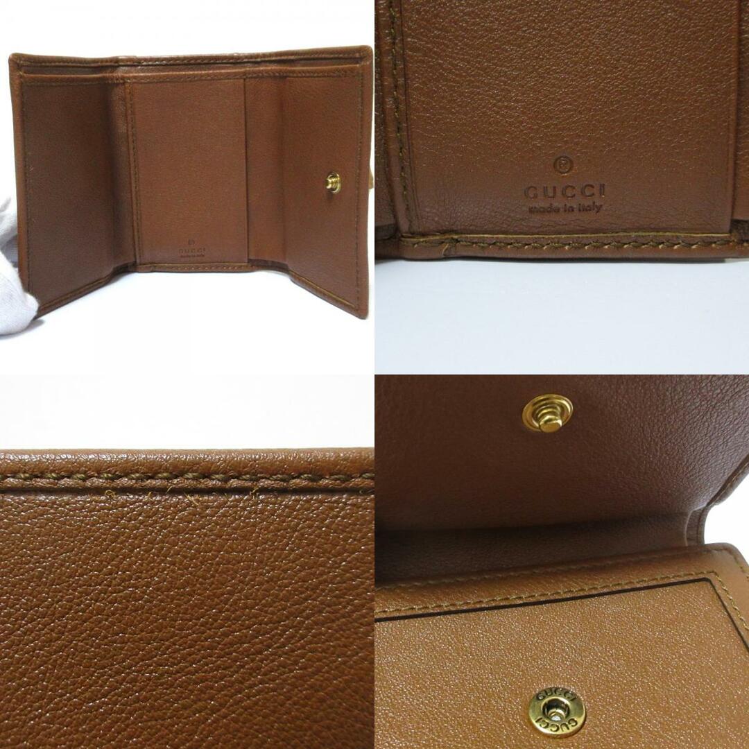 新品同様 GUCCI グッチ バンブー ダイアナコンパクトウォレット 新品同様 GUCCI グッチ バンブー ダイアナコンパクトウォレット