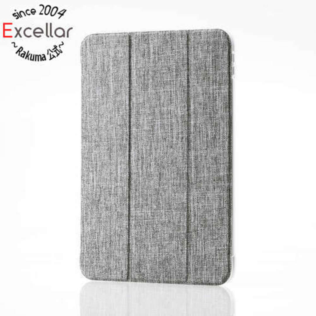 ELECOM(エレコム)のELECOM iPad (第10世代) フラップケース 背面クリア ファブリック 2アングル スリープ対応 TB-A24RWVCGY グレー スマホ/家電/カメラのPC/タブレット(PC周辺機器)の商品写真