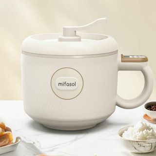 炊飯器 1.2L 一人暮らし クッキングケトル 1人用 アウトドア 多機能(調理道具/製菓道具)