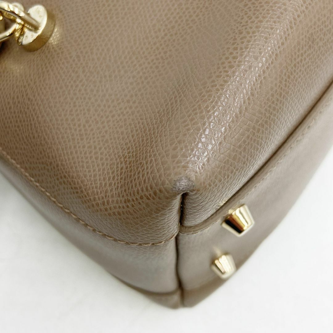 美品 FURLA フルラ ハンドバッグ ショルダーバッグ グレー系 美品 FURLA フルラ ハンドバッグ ショルダーバッグ グレー系