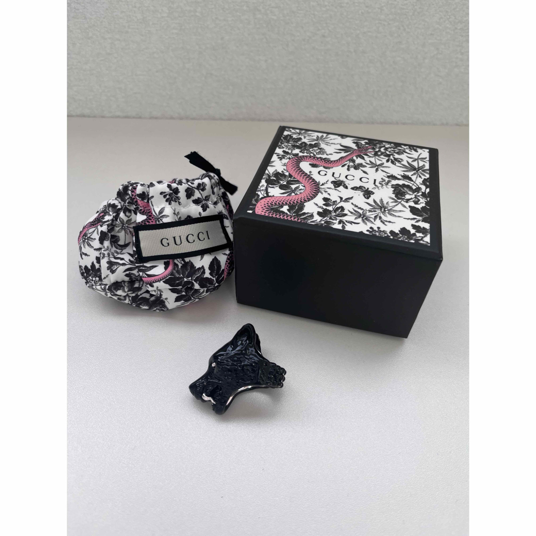 美品GUCCI グッチ アンガーフォレスト リング/指輪14号 美品GUCCI グッチ アンガーフォレスト リング/指輪14号