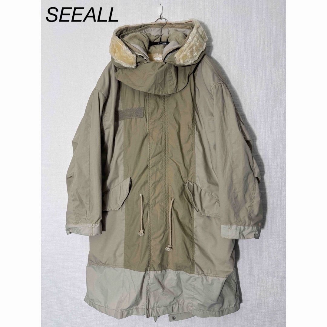 SEEALL RECONSTRUCTED MILITARY PARKA SEEALL RECONSTRUCTED MILITARY PARKA