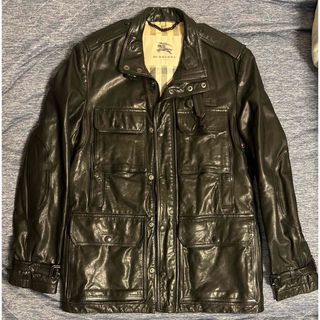 BURBERRY - 【Burberry】ビンテージ 3B ナッパレザージャケット BURBERRY - 【Burberry】ビンテージ 3B ナッパレザージャケット