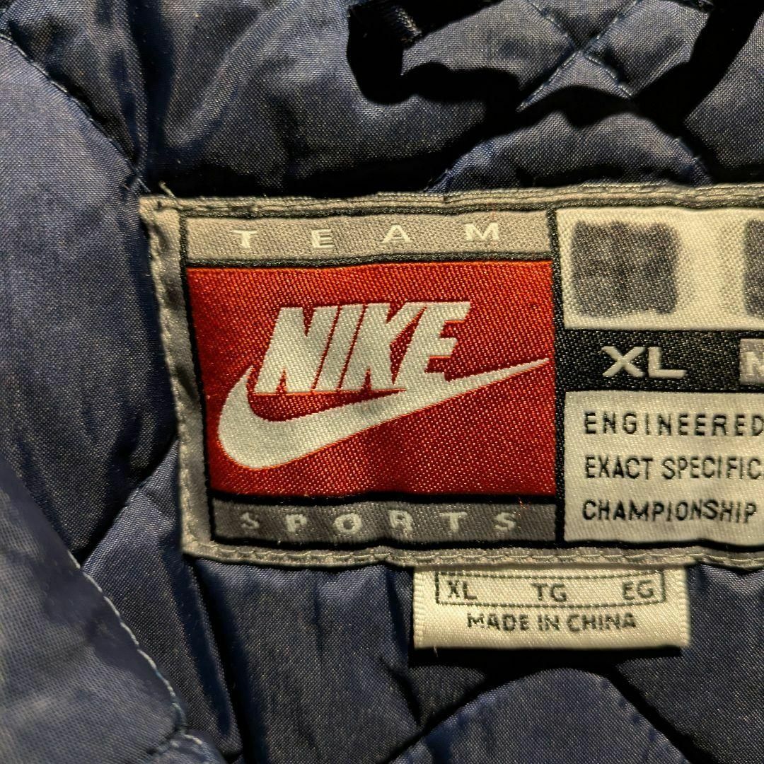 90s ビンテージ NIKE スタジャン 刺繍 キルティング 中綿 90s ビンテージ NIKE スタジャン 刺繍 キルティング 中綿