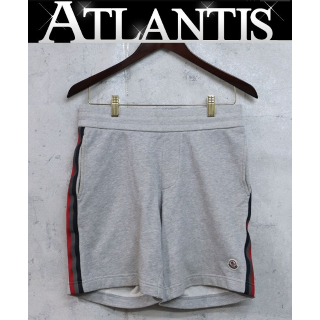 モンクレール　ハーフパンツ　グレー　サイズXL 広尾店】モンクレール MONCLER ショートパンツ ハーフパンツ