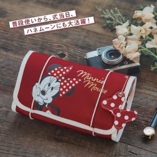 ミニーマウス(ミニーマウス)の新品　ミニーマウス 折りたたみトラベルポーチ(ポーチ)